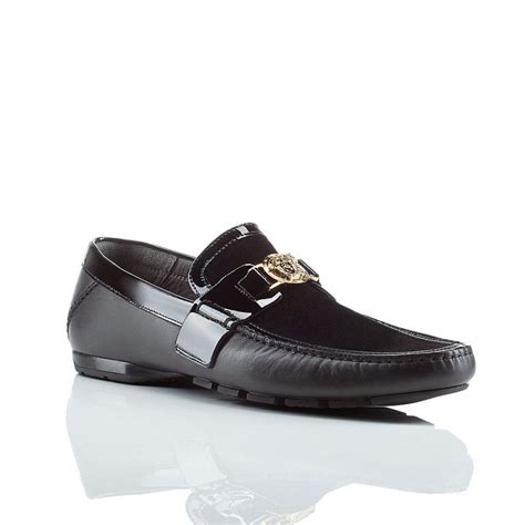 all white versace men loafers replica|versace collection men's loafers.